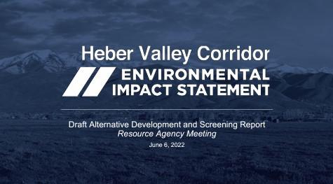 Heber Valley Corridor EIS